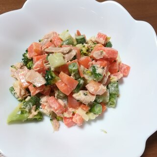 簡単！ツナマヨ温野菜サラダ